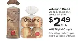 Kroger Artesano Bread offer