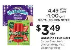 Kroger Outshine Fruit Bars offer