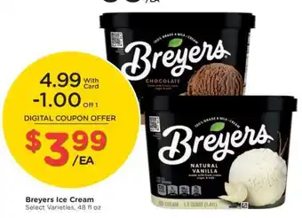 Kroger Breyers Ice Cream offer