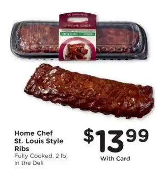 Kroger Home Chef St. Louis Style Ribs offer