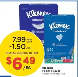 Kroger Kleenex Facial Tissues offer