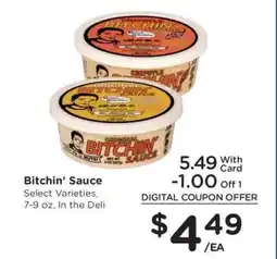 Kroger Bitchin' Sauce offer