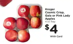 Kroger Kroger Cosmic Crisp, Gala or Pink Lady Apples offer