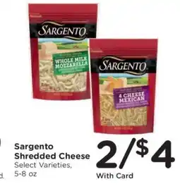Kroger Sargento Shredded Cheese offer