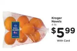 Kroger Kroger Navels offer
