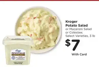Kroger Kroger Potato Salad offer