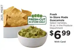 Kroger Fresh In-Store Made Guacamole offer