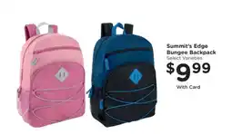 Kroger Summit's Edge Bungee Backpack offer