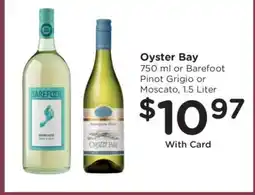 Kroger Oyster Bay or Barefoot Wine offer