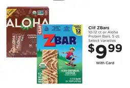 Kroger Clif Zbars offer