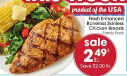 Giant Eagle Fresh Enhanced Boneless Skinless Chicken Breasts offer