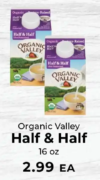 Sunset Foods Organic Valley Half & Half offer