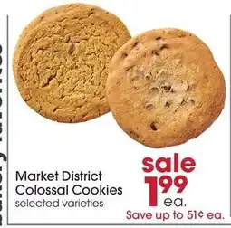 Giant Eagle Market District Colossal Cookies offer