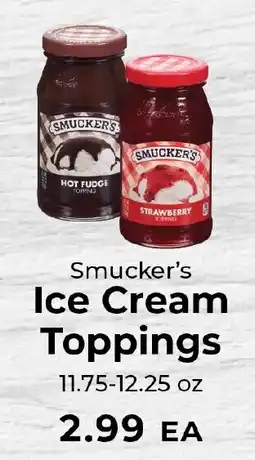 Sunset Foods Smucker's ice cream toppings offer