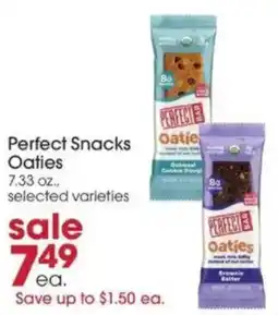 Giant Eagle Perfect Snacks Oaties offer