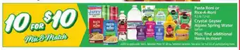 Safeway MIX & MATCH offer