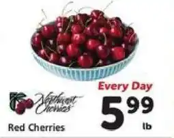 Safeway Red Cherries offer