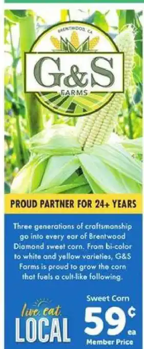 Safeway Sweet Corn offer