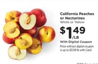 California Peaches or Nectarines