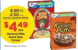 Pick'n Save General Mills Giant Size Cereal offer