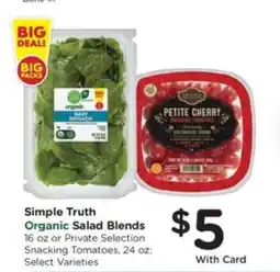 Pick'n Save Simple Truth Organic Salad Blends offer