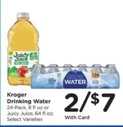 Pick'n Save Kroger Drinking Water offer