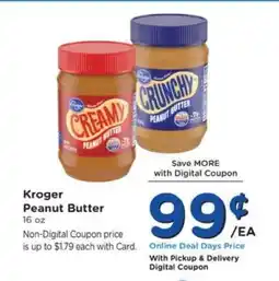 Pick'n Save Kroger Peanut Butter offer