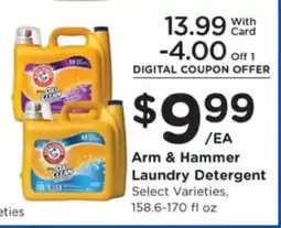 Pick'n Save Arm & Hammer Laundry Detergent offer