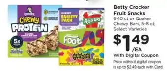 Pick'n Save Betty Crocker Fruit Snacks offer