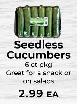 Sunset Foods Seedless Cucumbers offer