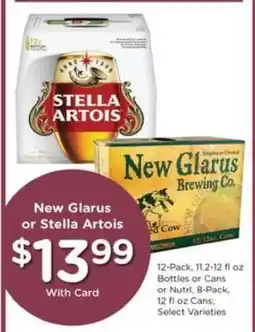 Pick'n Save New Glarus or Stella Artois offer