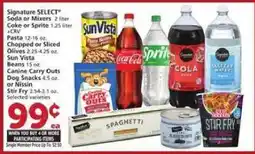 Albertsons Signature SELECT Soda or Mixers offer