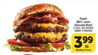 Albertsons Fresh 80% Lean Ground Beef offer