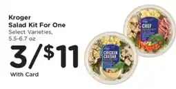 Pick'n Save Kroger Salad Kit For One offer