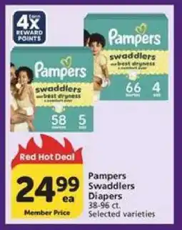 Albertsons Pampers Swaddlers Diapers offer