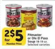 Albertsons Pitmaster or Ole El Paso Soup offer