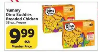 Albertsons Yummy Dino Buddies Breaded Chicken offer