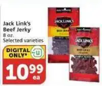 Albertsons Jack Link's Beef Jerky offer