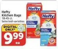 Albertsons Hefty Kitchen Bags offer