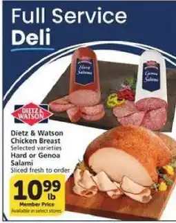 Albertsons Dietz & Watson Chicken Breast offer