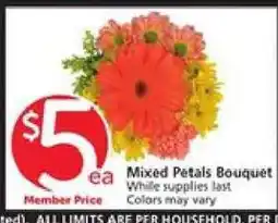 Albertsons Mixed Petals Bouquet offer