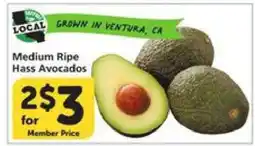 Albertsons Medium Ripe Hass Avocados offer