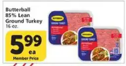 Albertsons Butterball 85% Lean Ground Turkey offer