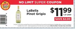 ShopRite Labella Pinot Grigio offer