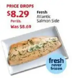 Fresh Atlantic Salmon Side
