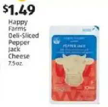 Aldi Happy Farms Delli-Sliced Pepper Jack Cheese offer
