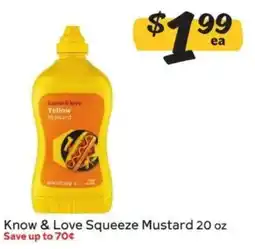 Winn Dixie Know & Love Squeeze Mustard offer