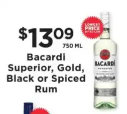 ShopRite Bacardi rum offer
