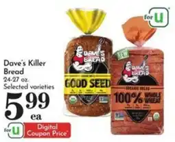 Pavilions Dave's Killer Bread offer