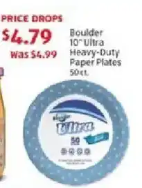 Aldi Boulder ultra heavy-duty paper plates offer